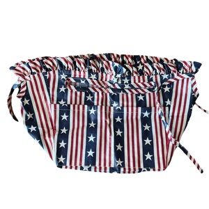 Longaberger Small Purse Liner All American Pattern New. Basket not included